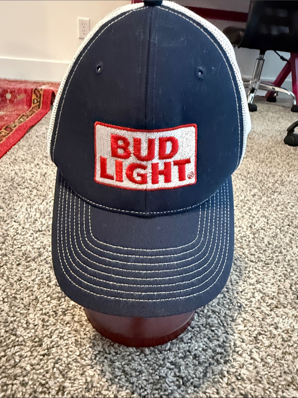 Bud light red patch hat